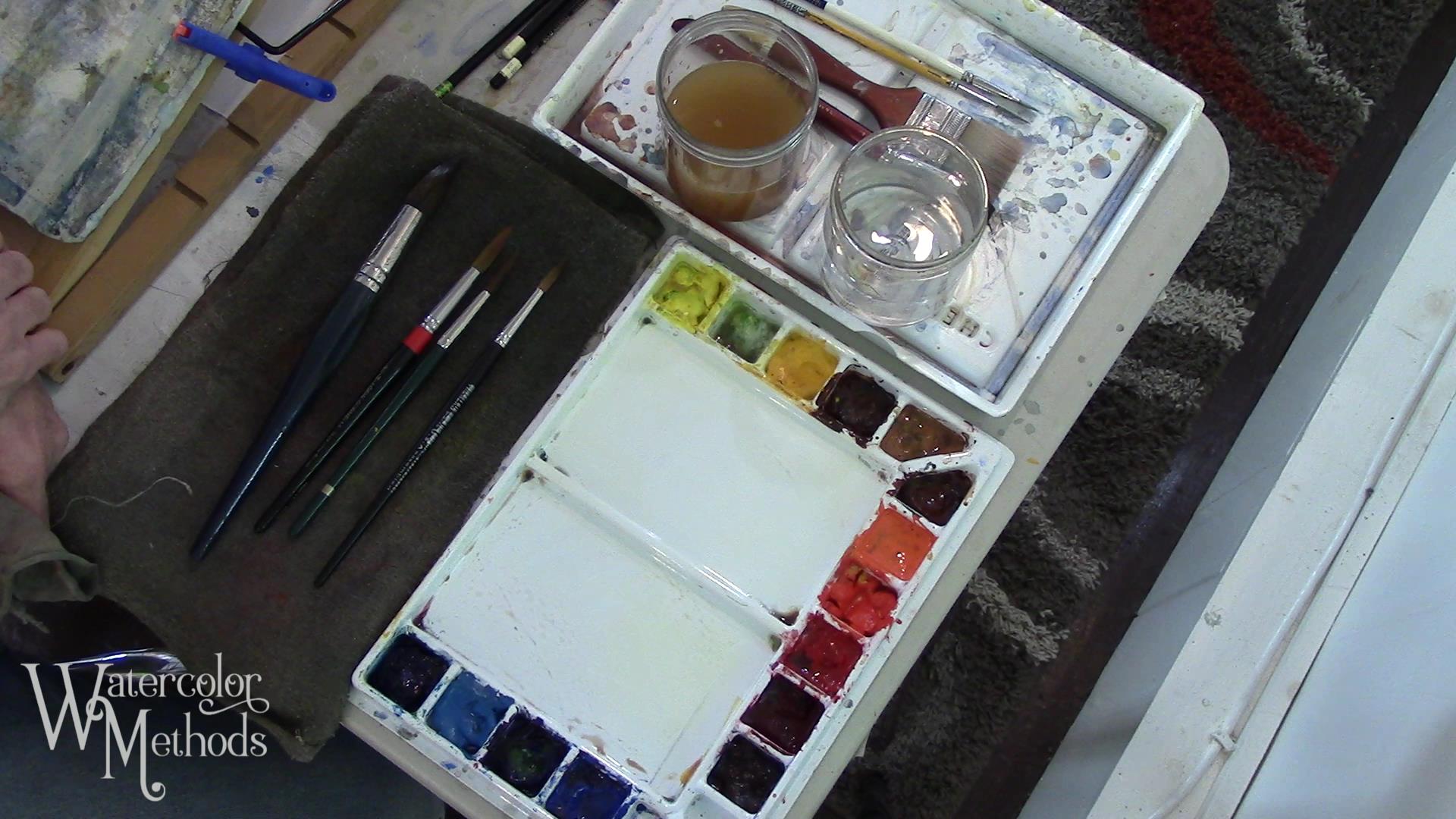 Getting Set Up To Paint In Watercolor