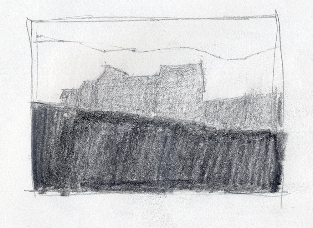 Tonal Value Thumbnail Sketch