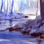 Quiet Winter Landscape Watercolor Painting Lesson