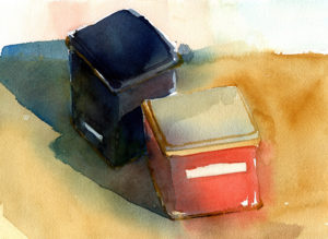 Watercolor Sketch To Painting - Simple Still Life
