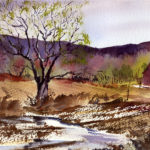 Painting An Early Spring Landscape - Watercolor Painting Lesson