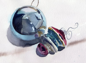 Paint Holiday Ornaments Online Watercolor Painting Lesson