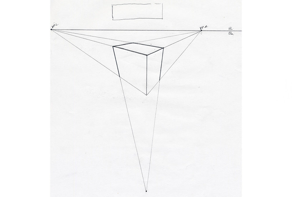 How To Draw Simple Three-Point Perspective