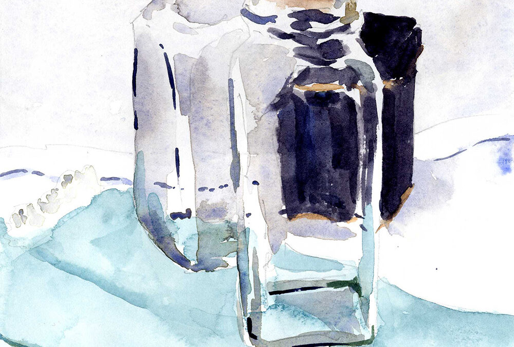 Painting Transparent Glass In Watercolor