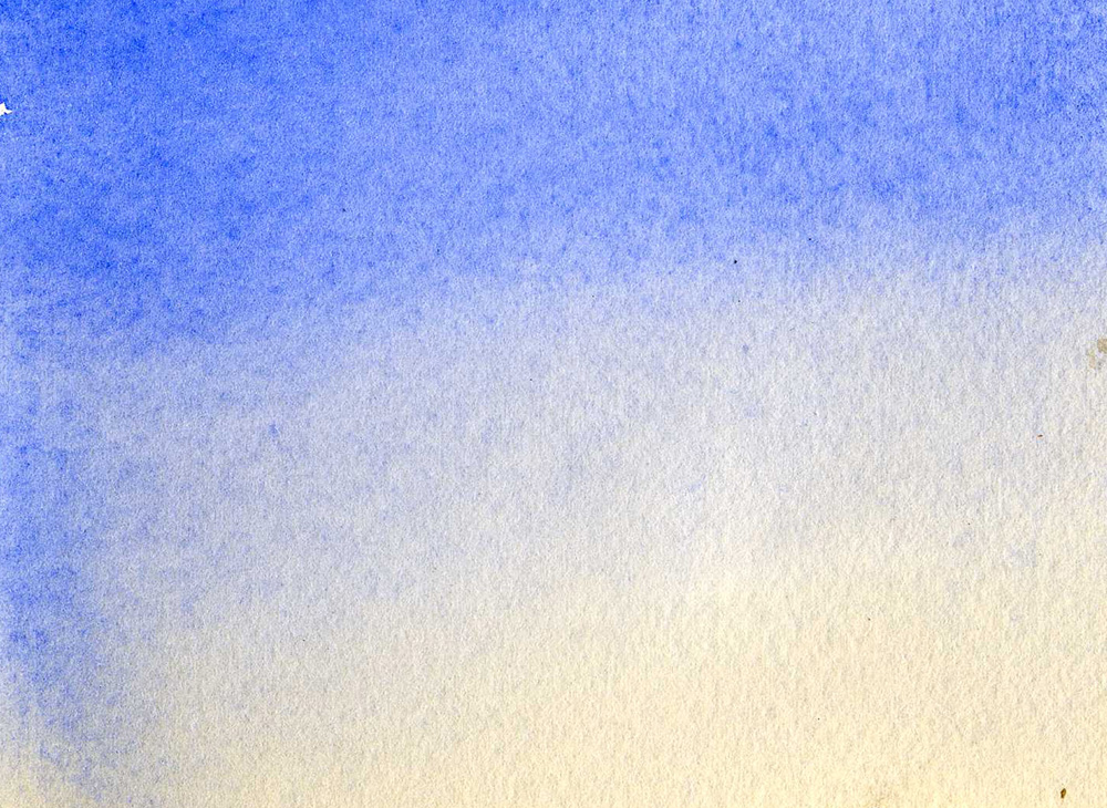watercolor graded wash - a basic watercolor painting technique